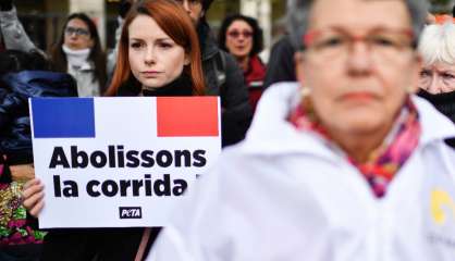 Pro et anti corrida dans la rue avant un vote à l'Assemblée