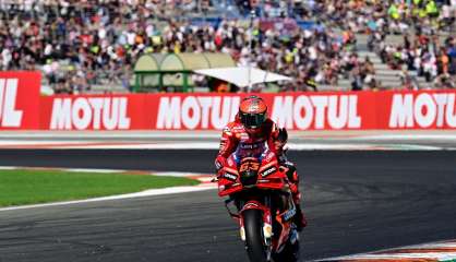 MotoGP: l'Italien Francesco Bagnaia sacré champion du monde à Valence