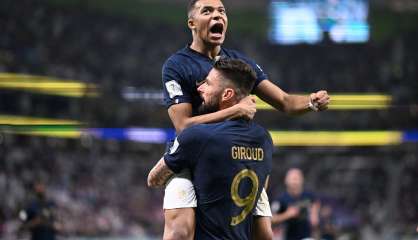 Mondial-2022: la France prend son quart, Giroud et Mbappé prennent leur pied