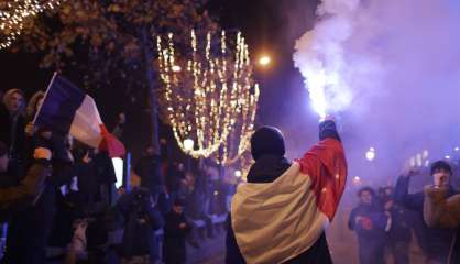 Mondial: liesse en France après la victoire des Bleus