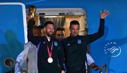 Les champions du monde argentins ont atterri à Buenos Aires 