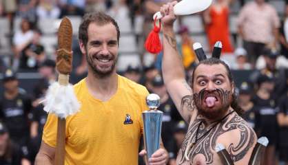 Tennis: Richard, toujours coeur de lion, gagne à Auckland