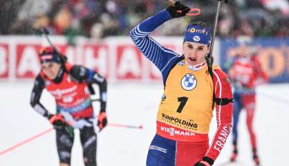 Biathlon: Simon s'impose en mass start à Ruhpolding et conforte son dossard jaune