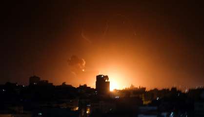 Missiles israéliens contre roquettes palestiniennes dans la nuit de Gaza