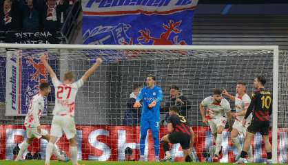 C1: Manchester City contraint au nul à Leipzig en huitième aller