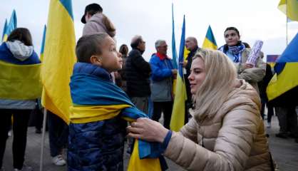 Manifestations dans plusieurs villes de France en soutien à l'Ukraine