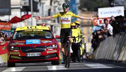 Paris-Nice: triomphe de Pogacar à sa première participation