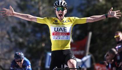 Paris-Nice: Pogacar conforte son maillot jaune devant un Gaudu impressionnant