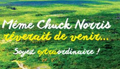 Chuck Norris aux îles Loyauté pour faire le buzz