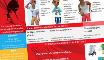 Une brochure pour savoir se protéger de la dengue