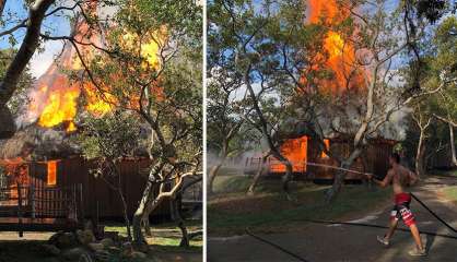 Quatre bungalows en feu au Sheraton Deva 