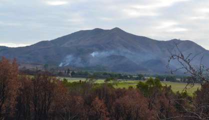 Incendies à La Tamoa : 90 hectares brûlés, feux difficilement accessibles