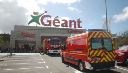 Le Géant Sainte-Marie évacué suite à un départ de feu 