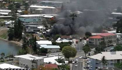 Feu d'habitation dans le quartier de l'Orphelinat, à Nouméa