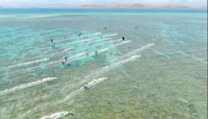 Kitesurf : Daccord et Valésa s'imposent à Ouano