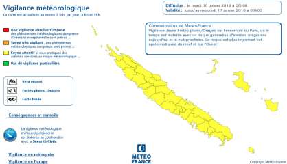 Vigilance jaune fortes pluies, prudence sur les routes