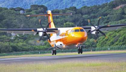 L'ATR 42 d'Aircal a décollé pour la dernière fois de Magenta