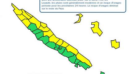 Météo : Vigilance jaune fortes pluies/orages