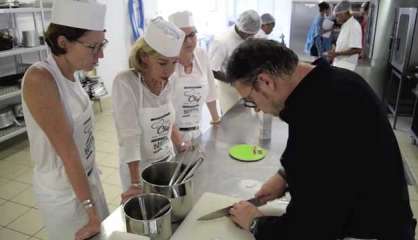 Petit cours de cuisine avec Michel Sarran