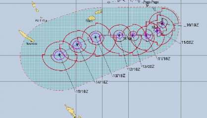 Après Tonga, le cyclone Gita en direction de la Calédonie ?