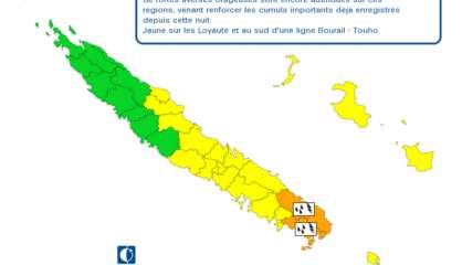 Vigilance orange fortes pluies / orages sur le sud de la Grande Terre