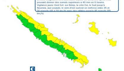 De la pluie et des vents forts sur une grande partie du pays