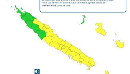 Fortes pluies et orages sur une grande partie du pays