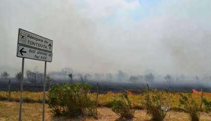 Incendie à La Tontouta : Environ 1 600 hectares brûlés, quatre secteurs en cours de traitement