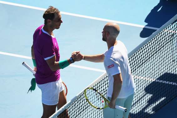 Open d'Australie: Mannarino résiste un set à Nadal