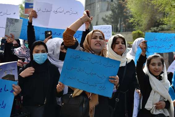 Afghanistan: manifestation à Kaboul contre la fermeture du secondaire aux filles