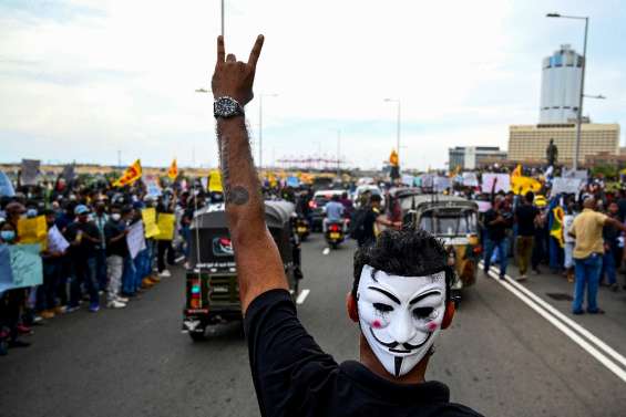 Sri Lanka: manifestation monstre à Colombo contre le président Rajapaksa