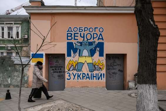 Ukraine : à Odessa, les chats sur les murs se font va-t-en guerre