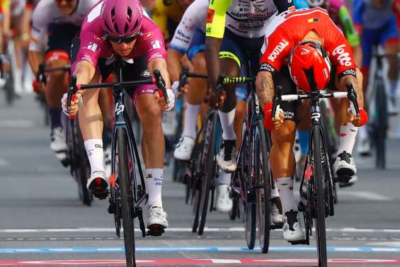 Tour d'Italie: Démare de nouveau vainqueur dans la 6e étape