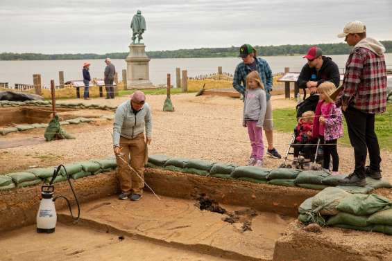 Jamestown, berceau historique des Etats-Unis menacé par la montée des eaux