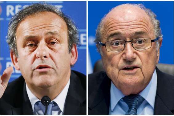 Prison avec sursis requise contre Platini et Blatter