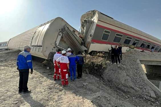 Iran: au moins 17 morts dans le déraillement d'un train