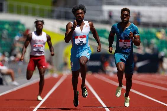 Athlétisme: Lyles, Steiner et Benjamin en imposent aux Championnats américains