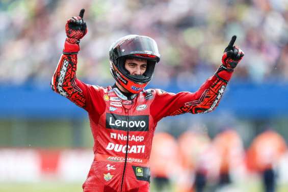 MotoGP: Bagnaia renaît aux Pays-Bas, Quartararo chute deux fois