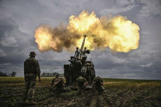 Les canons Caesar français en action dans l'Est de l'Ukraine