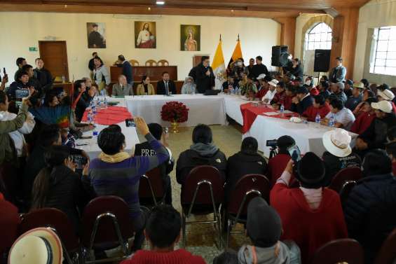 Equateur: reprise du dialogue entre manifestants et gouvernement