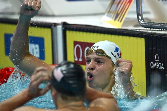 Natation: premier titre mondial et temps canon pour Léon Marchand sur 400 m 4 nages