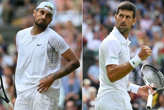 Wimbledon: Djokovic face au provocateur Kyrgios pour un 7e trophée