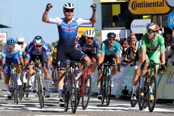 Tour de France: premier sprint pour Jakobsen dans la 2e étape