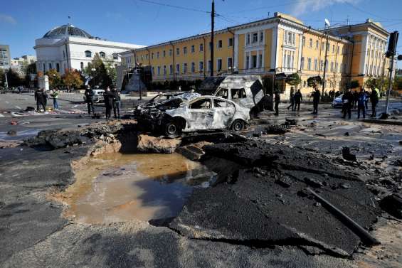 A Kiev, le choc après les bombardements russes