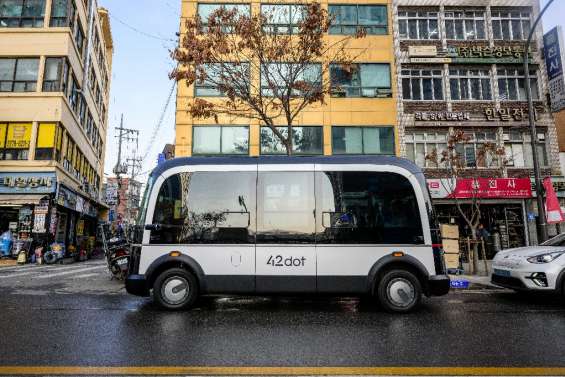 Séoul lance son premier bus sans conducteur