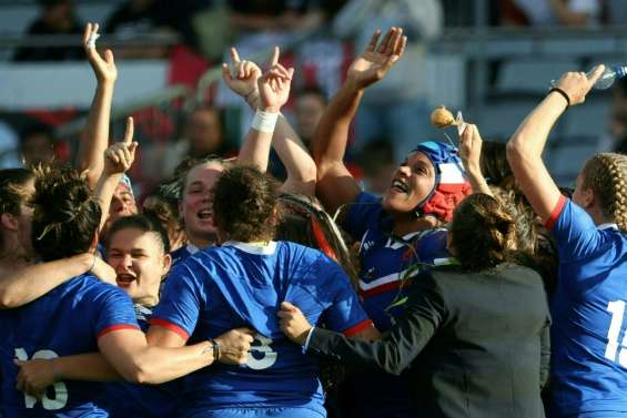 Mondial féminin de rugby: la France sauve son tournoi en décrochant le bronze