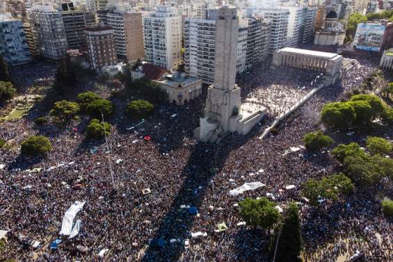 Mondial: A Rosario, la fierté d'être la terre des Messi et Di Maria, champions et buteurs