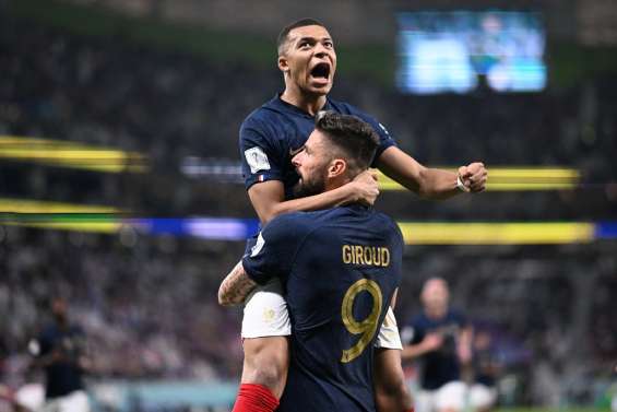 Mondial-2022: la France prend son quart, Giroud et Mbappé prennent leur pied