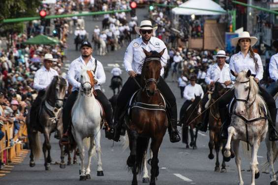 Costa Rica: cavalcade dans San José après trois années d'absence pour cause de pandémie