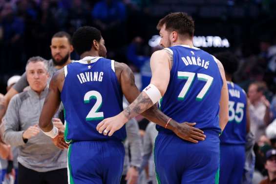 NBA: les Mavericks Doncic et Irving bourreaux des Sixers